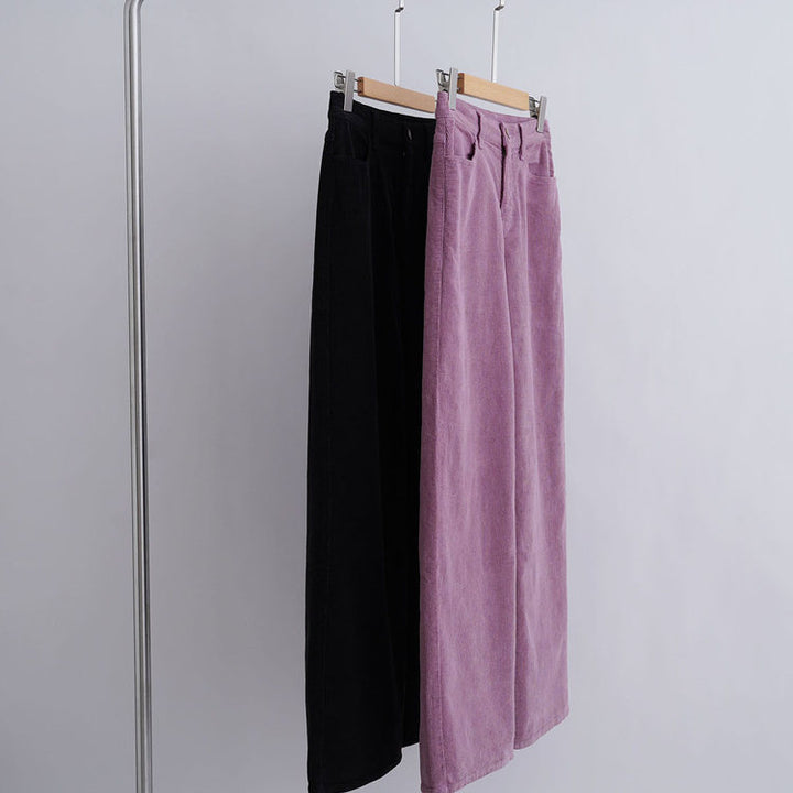 Damen Bequeme und weite Cordhose Echoarchiv
