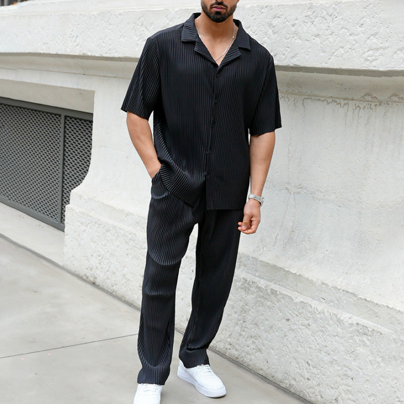 Herren lässiges und elegantes Streifen-Outfit Echoarchiv