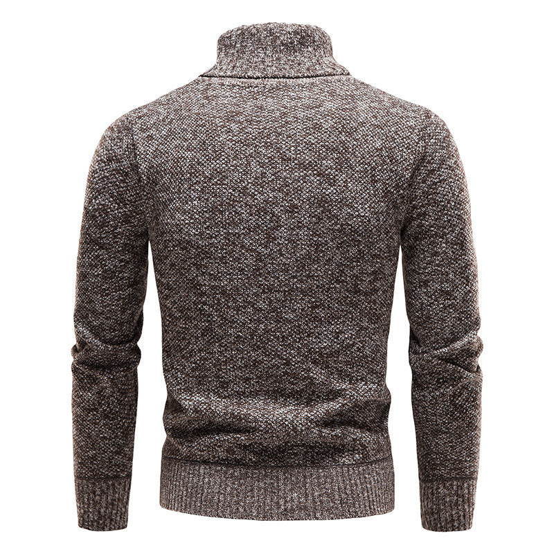 Herren Rollkragenpullover aus weicher Strickware Echoarchiv