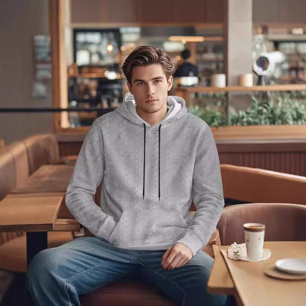 Herren Kapuzenpullover mit strukturiertem Design von Echoarchiv