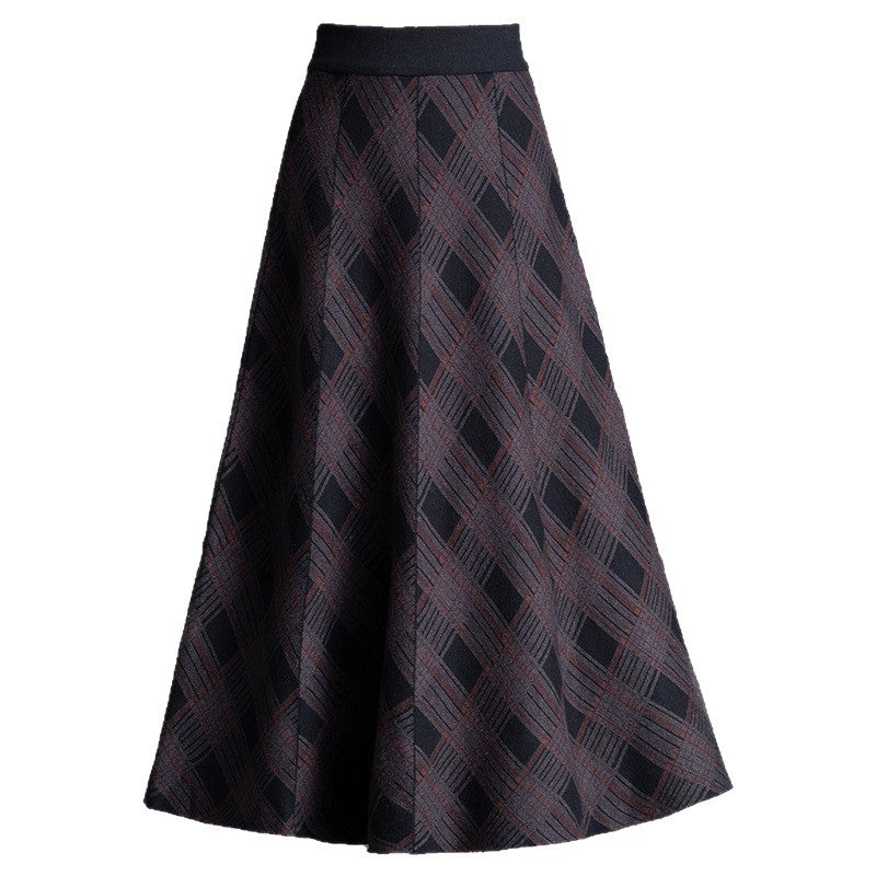 Damen Eleganter, plissierter Maxirock Echo Archiv