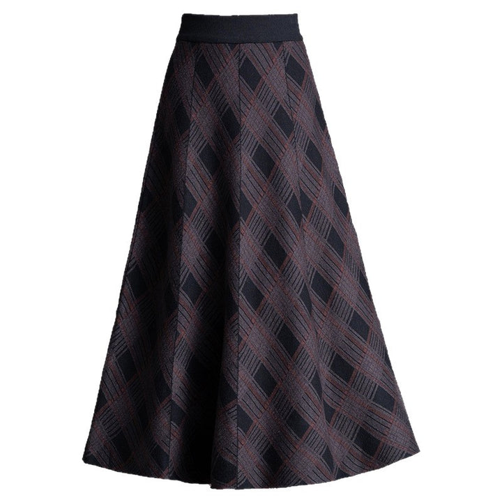 Damen Eleganter, plissierter Maxirock Echo Archiv