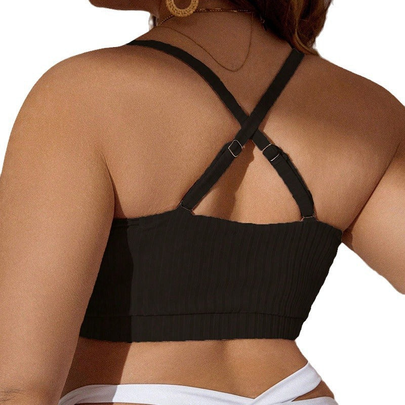 Damen Push-Up-Bikinioberteil mit raffiniertem Wickeldesign Echo Archiv