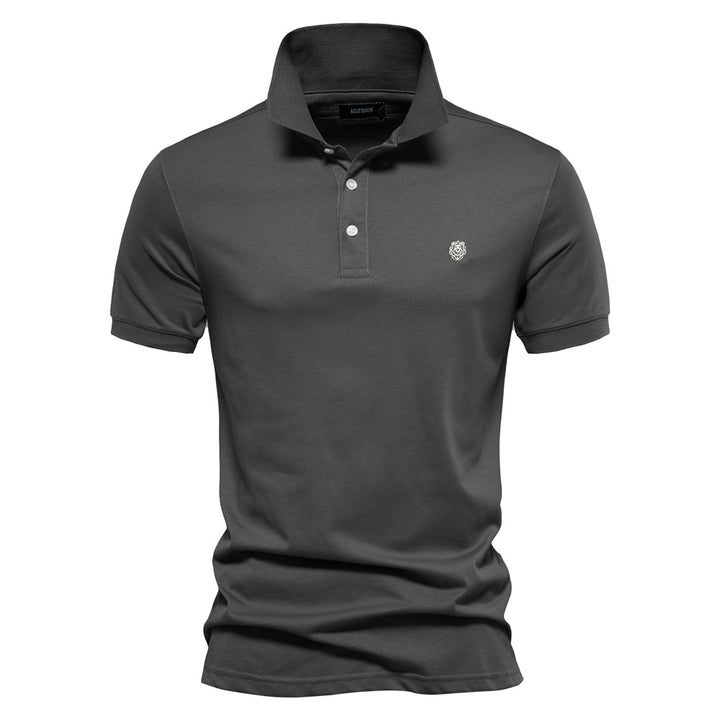 Herren Polo-Shirt mit feiner Piqué-Struktur und klassischem Kragen Echoarchiv