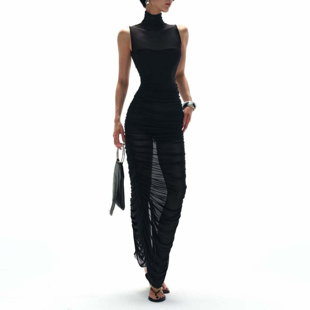 Damen Elegantes Abendkleid mit raffinierten Drapierungsdetails Echo Archiv
