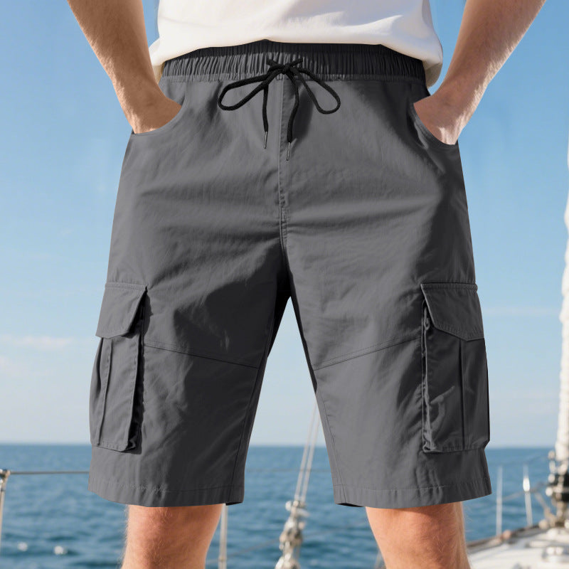 Herren Cargo-Shorts mit elastischem Bund und praktischen Seitentaschen Echoarchiv