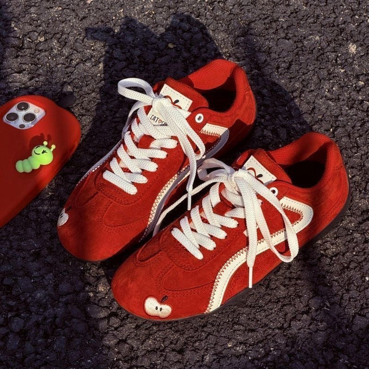 Damen Bequeme Sneaker mit dekorativer Schleife und atmungsaktiver Mesh-Oberfläche Echo Archiv