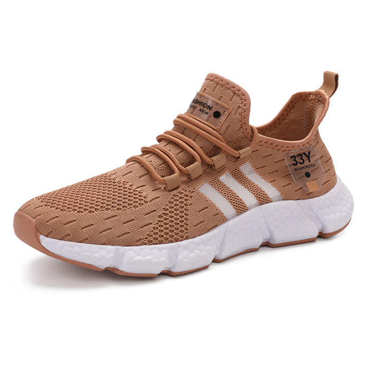 Herren Atmungsaktive Strick-Sneaker mit dämpfender Schaumsohle und Stretch-Fersenlasche Echoarchiv