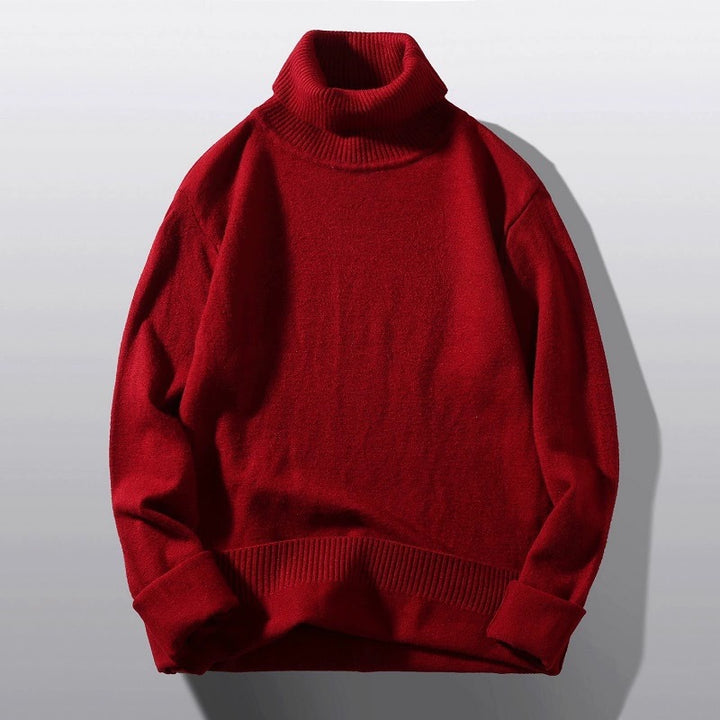 Herren bequemer Rollkragenpullover Echoarchiv