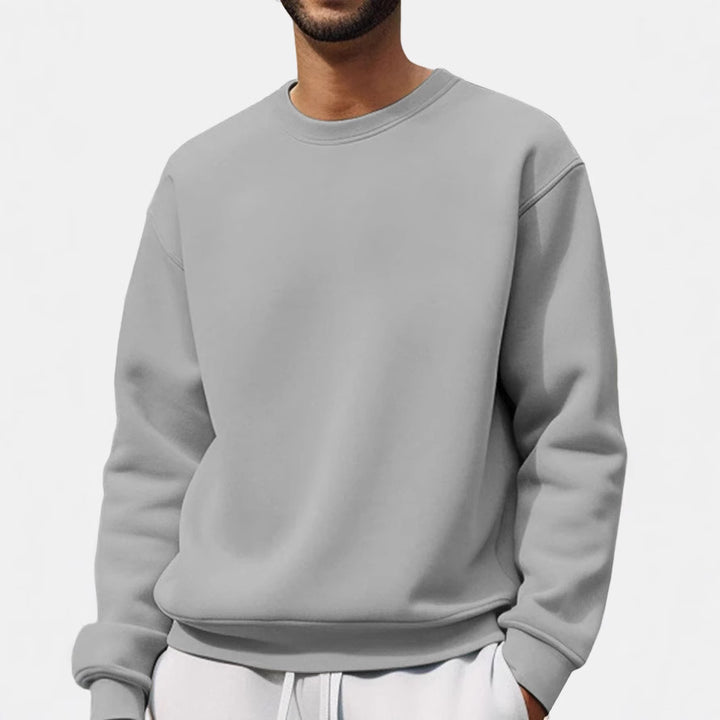 Herren lässiger Sweatpullover mit überschnittenen Schultern Echoarchiv