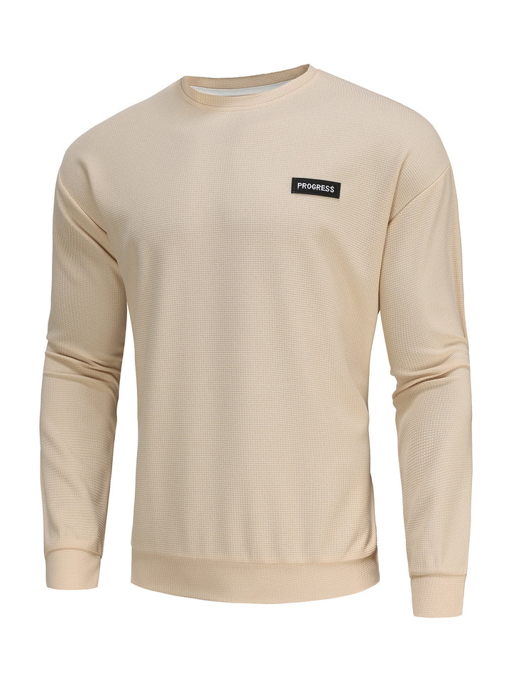 Herren lässiges Sweatshirt mit strukturierter Oberfläche und modernem Design Echoarchiv