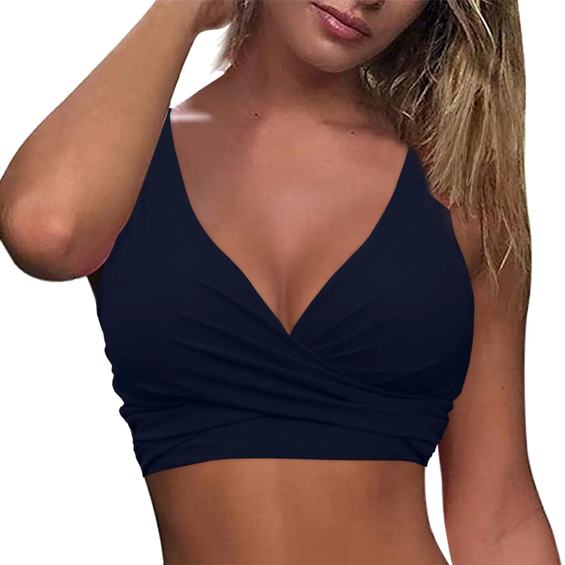 Damen komfortables Wickel-Bikinioberteil – Maréssa