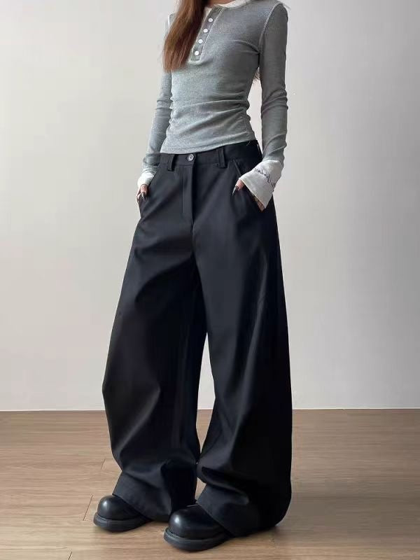 Damen Übergroße Stoffhose Echo Archiv