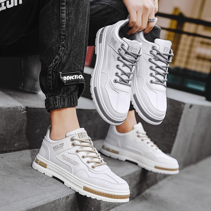 Herren modischer Freizeit‑Sneaker mit dicker Plateausohle, gepolstertem Schaft und verstärkter Zehenkappe – Norré