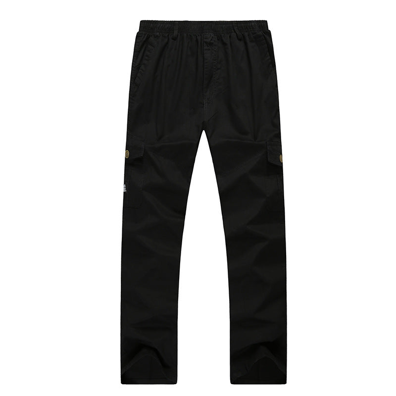 Herren weite Cargo-Bundhose mit Multifachtaschen & entspanntem Baggy‑Schnitt Echoarchiv