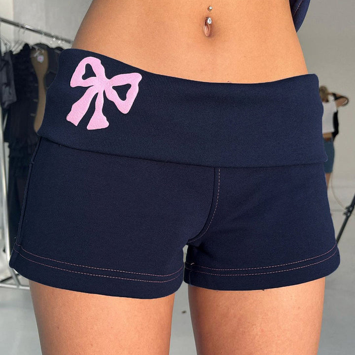 Damen Sportliche Shorts mit hohem Bund Echo Archiv