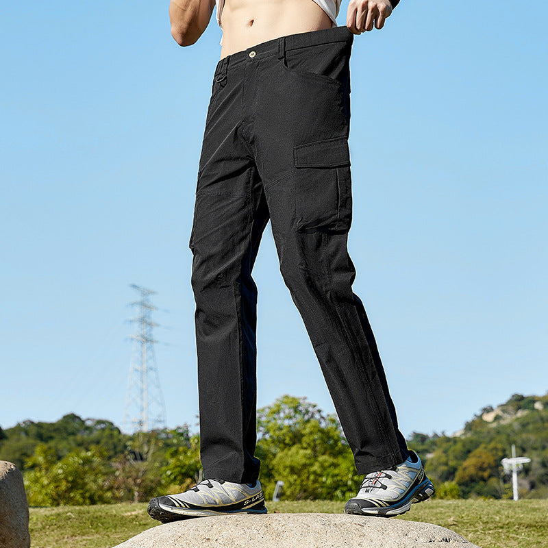Herren Atmungsaktive Trekking-Cargohose mit Stretch und Mehrfachtaschen Echo Archiv