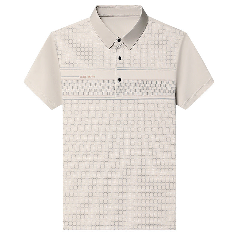 Herren Poloshirt mit atmungsaktivem Piqué-Design und stilvollen Kontraststreifen Echoarchiv