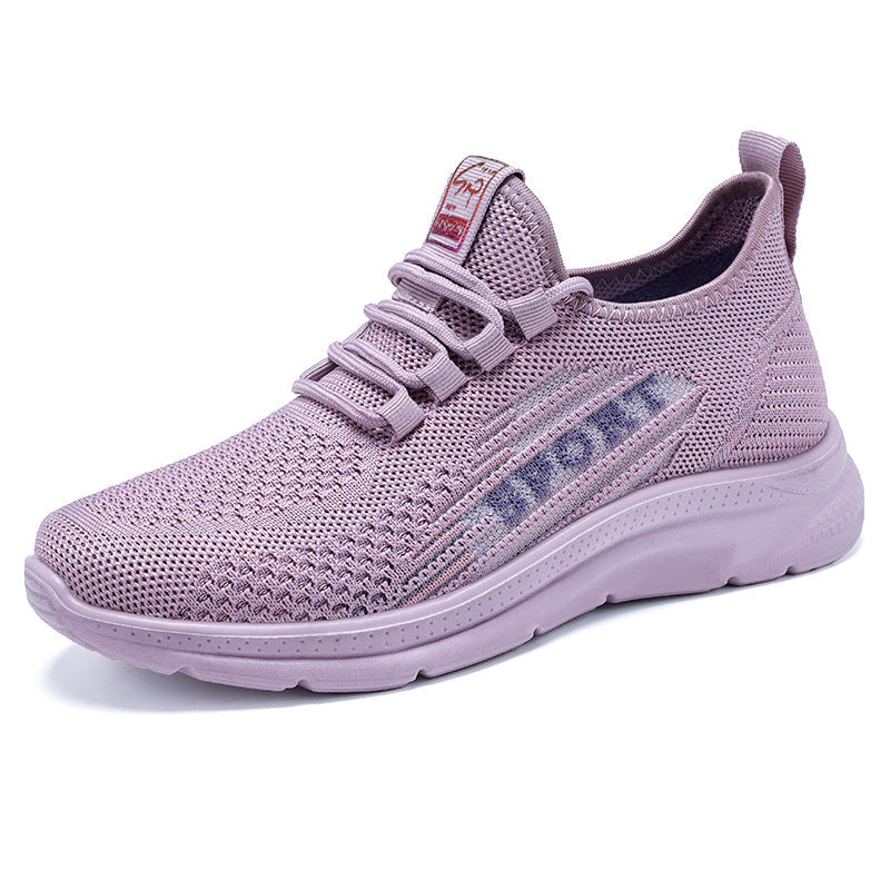 Damen Atmungsaktive Sport-Sneakers mit elastischem Obermaterial und dämpfendem Fußbett Echo Archiv