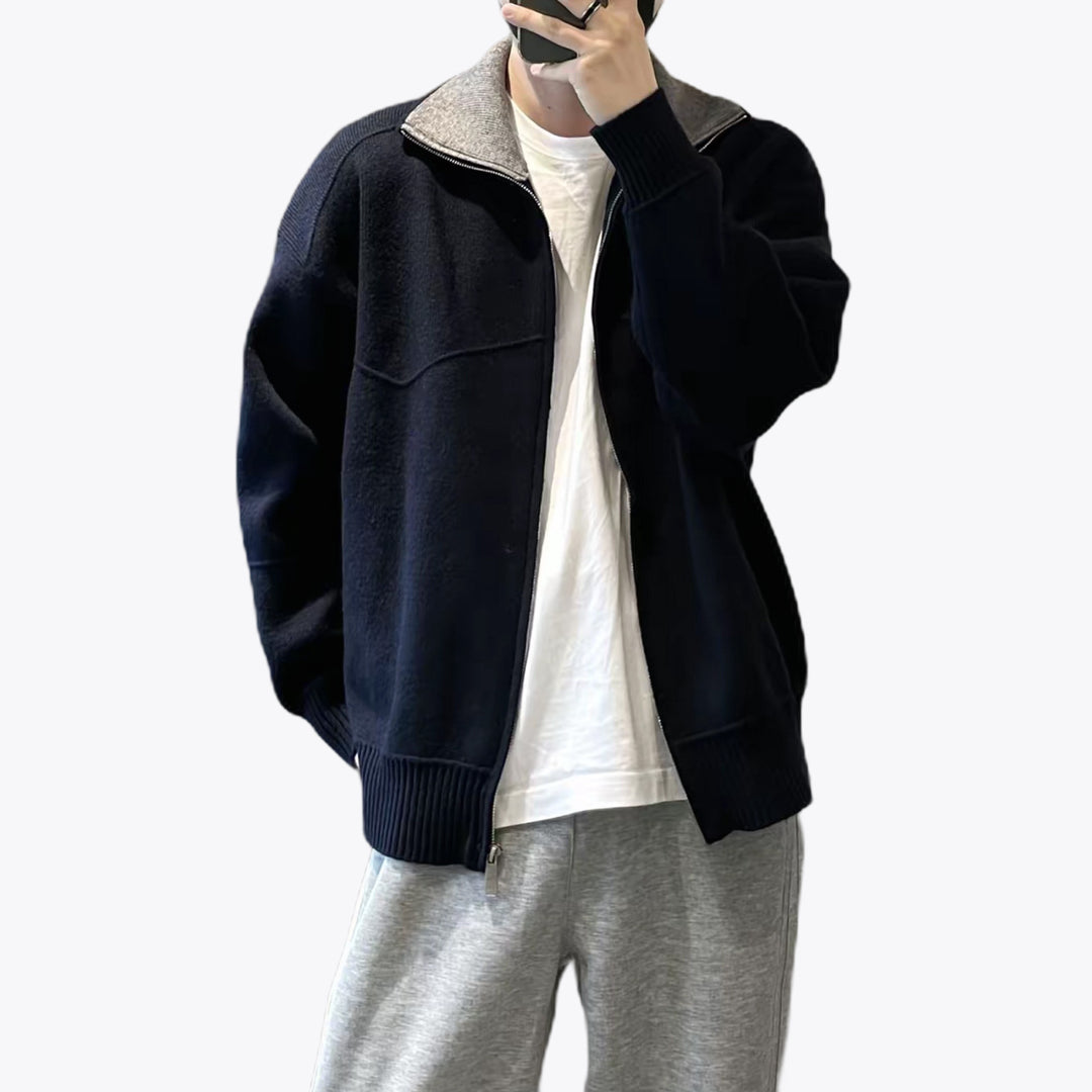 Herren Sportliche und modische Strickjacke Echo Archiv