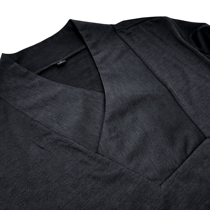 Herren Langarmshirt mit modernem Stehkragen Echoarchiv