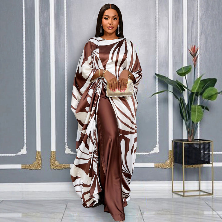 Damen luxuriöser Kaftan mit auffälligem Muster Echo Archiv