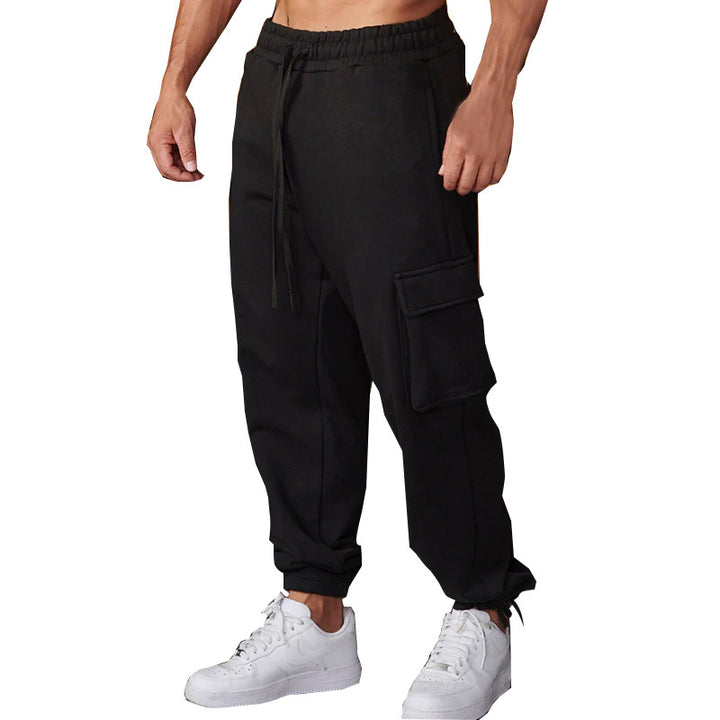Herren Cargo-Jogginghose mit elastischem Bund und multifunktionalen Taschen Echoarchiv 1754373381