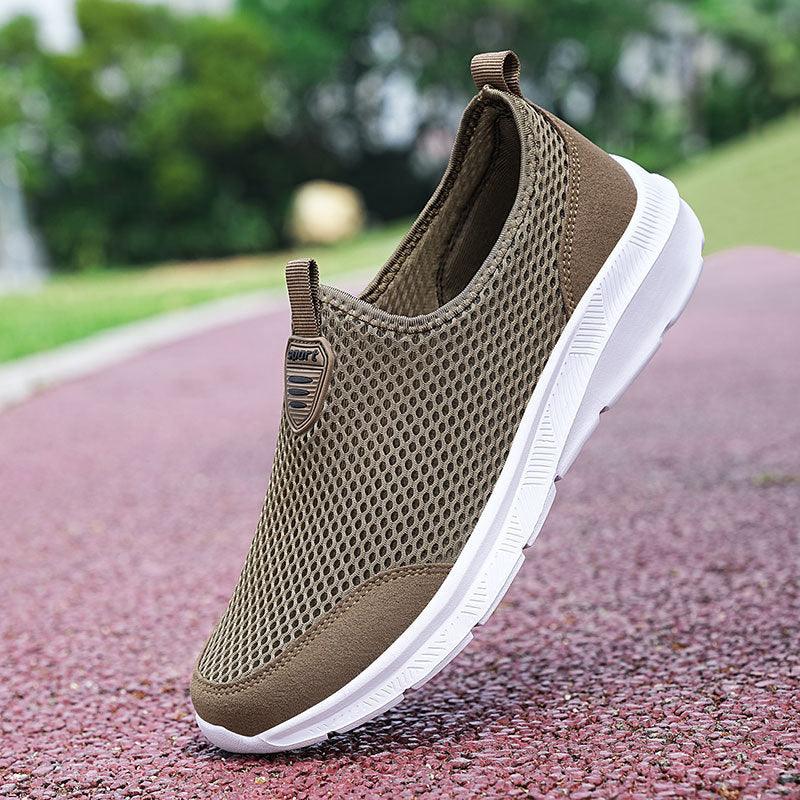 Unisex nan ultraleichter Netz-Slipper mit viskoelastischem Fußbett und flexibler rutschfester Laufsohle Echo Archiv