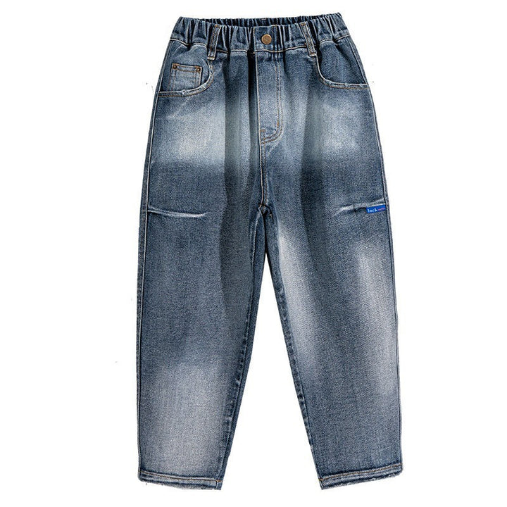 Unisex lässige baggy Jeans mit kreativen Designelementen Echo Archiv