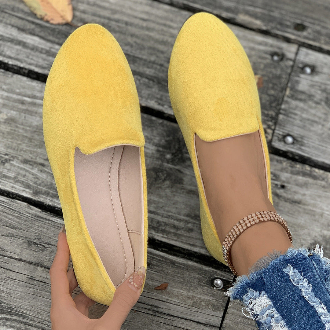 Damen Bequeme Slipper Im Eleganten Design mit Weicher Oberflächenstruktur Echoarchiv