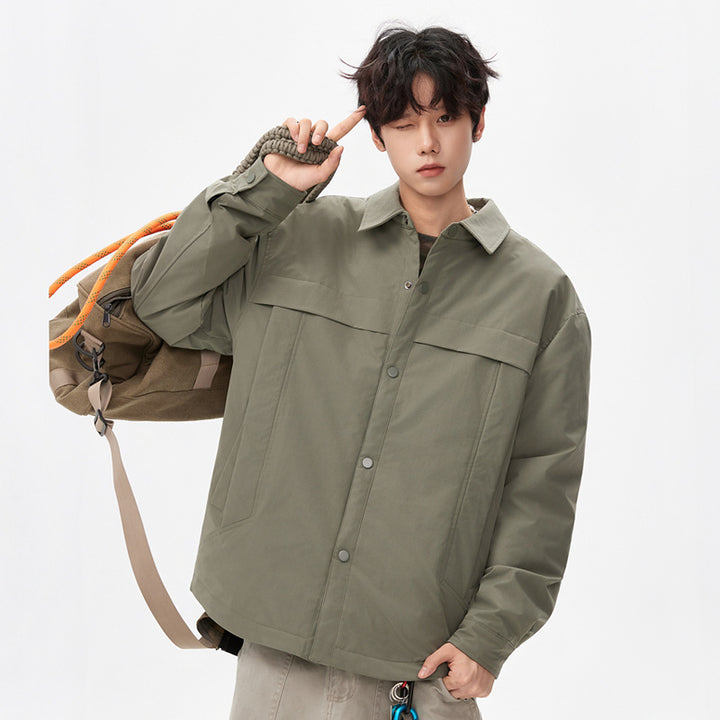 Herren Wasserdichte gesteppte Overshirt-Jacke mit Thermofutter Echo Archiv
