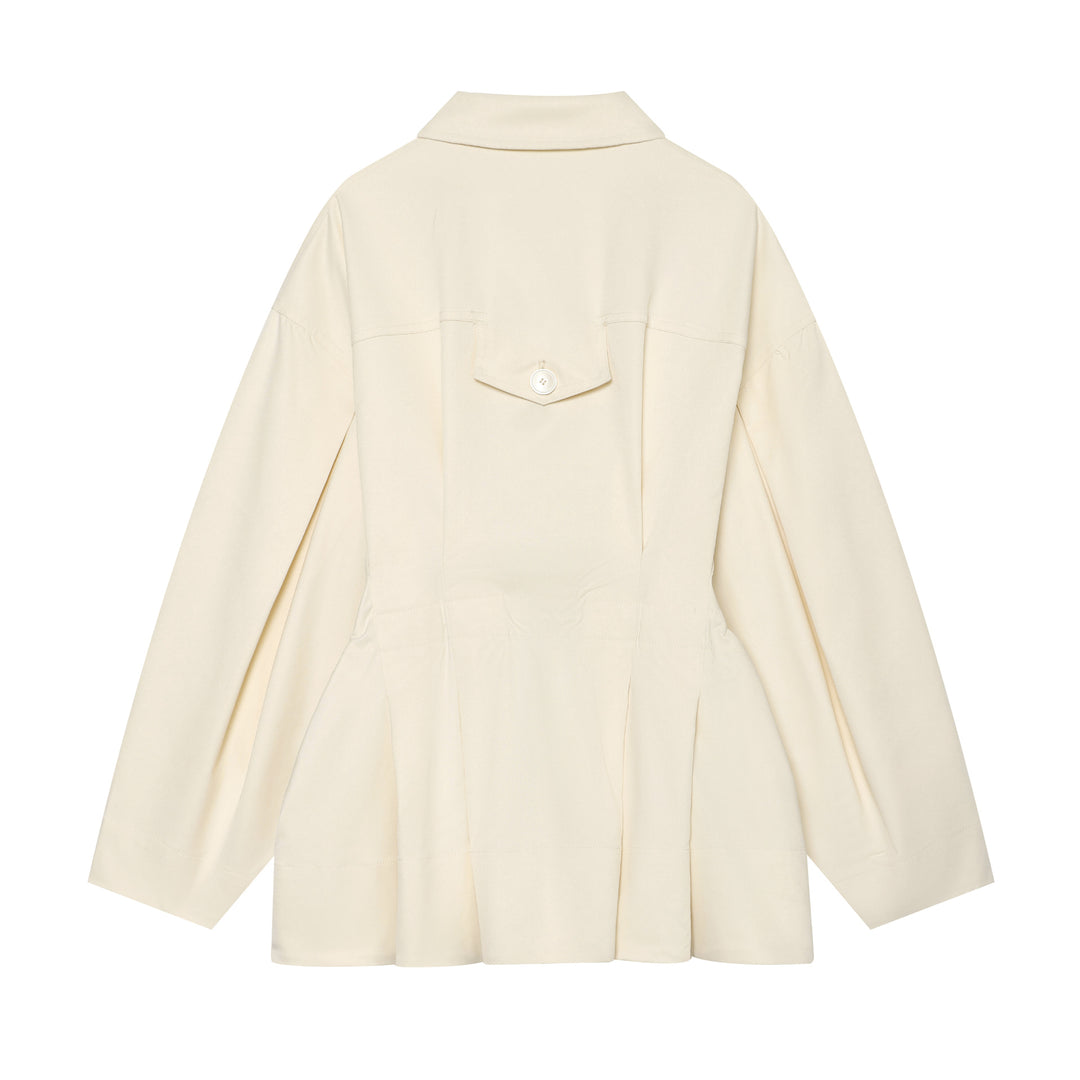 Damen nan oversized Utility-Jacke mit markanten Klappentaschen und Kordelzug Echo Archiv