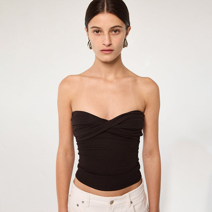 Damen Bandeau-Crop-Top Echo Archiv
