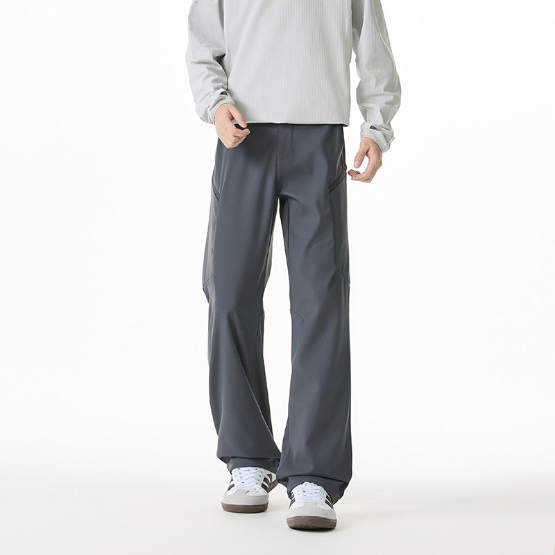 Herren Relaxed-Fit Utility‑Trekkinghose mit elastischem Bund, segmentierten Kniepaneelen und Kordel-Saum Echo Archiv