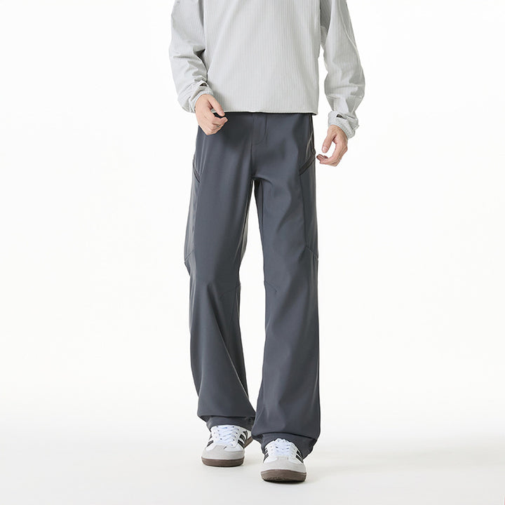 Herren Relaxed-Fit Utility‑Trekkinghose mit elastischem Bund, segmentierten Kniepaneelen und Kordel-Saum Echo Archiv