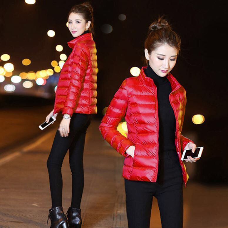 Damen Leichte und warme Steppjacke Echoarchiv