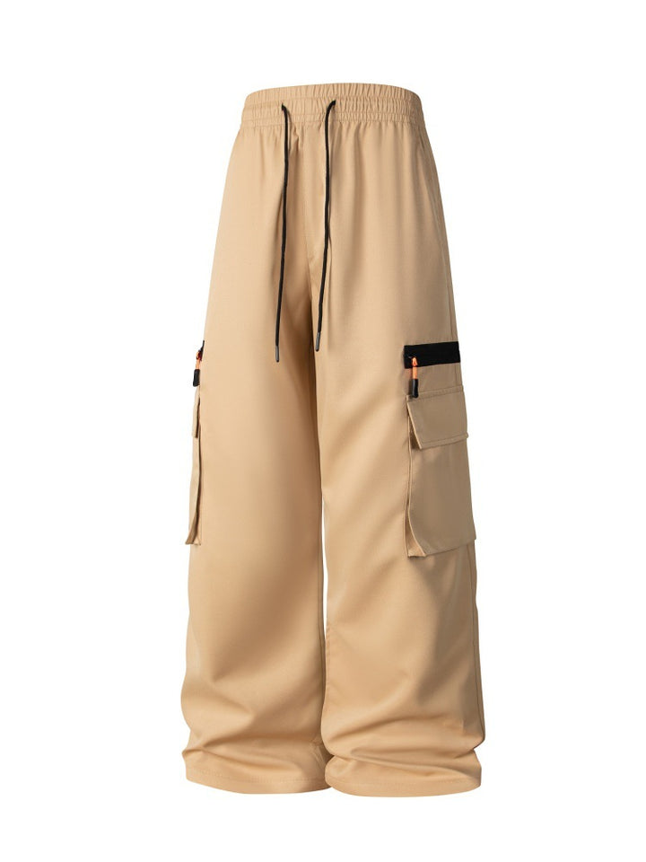 Herren Weite Cargo-Hose im Oversize-Schnitt mit elastischem Tunnelzugbund und Multifachtaschen Echo Archiv
