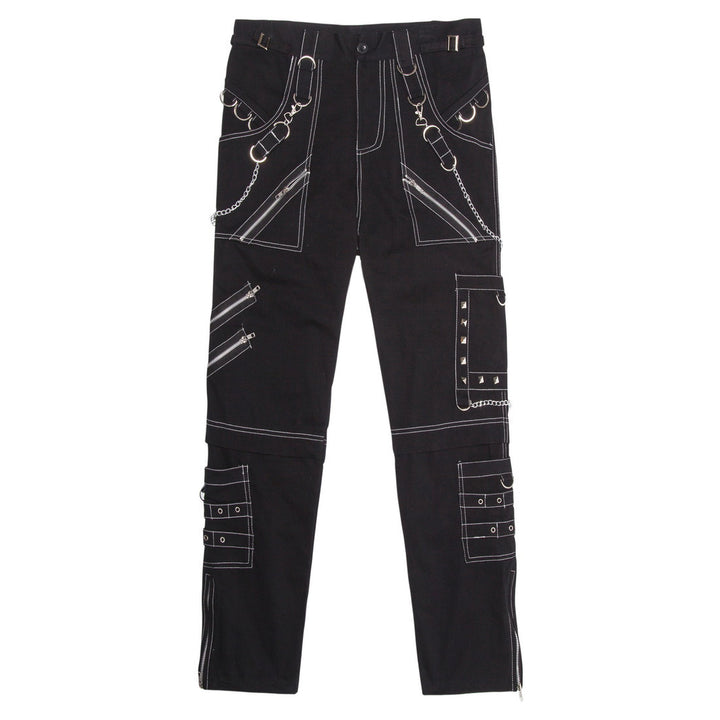 Herren Cargo-Hose mit Ketten-Details und praktischen Taschen Echoarchiv