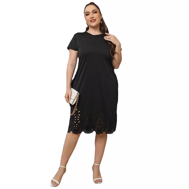 Damen elegantes Cut-Out Sommerkleid Echo Archiv