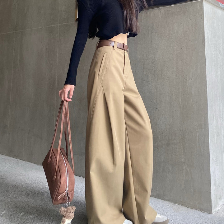 Damen Modische und lässige Hochtausende Hose Echoarchiv