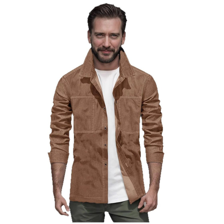 Herren lässige Utility-Jacke mit praktischen Taschen und stylischem Schnitt Echoarchiv
