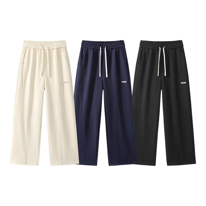 Damen Lounge-Hose mit weitem Bein, elastischem Bund & Seitentaschen Echoarchiv