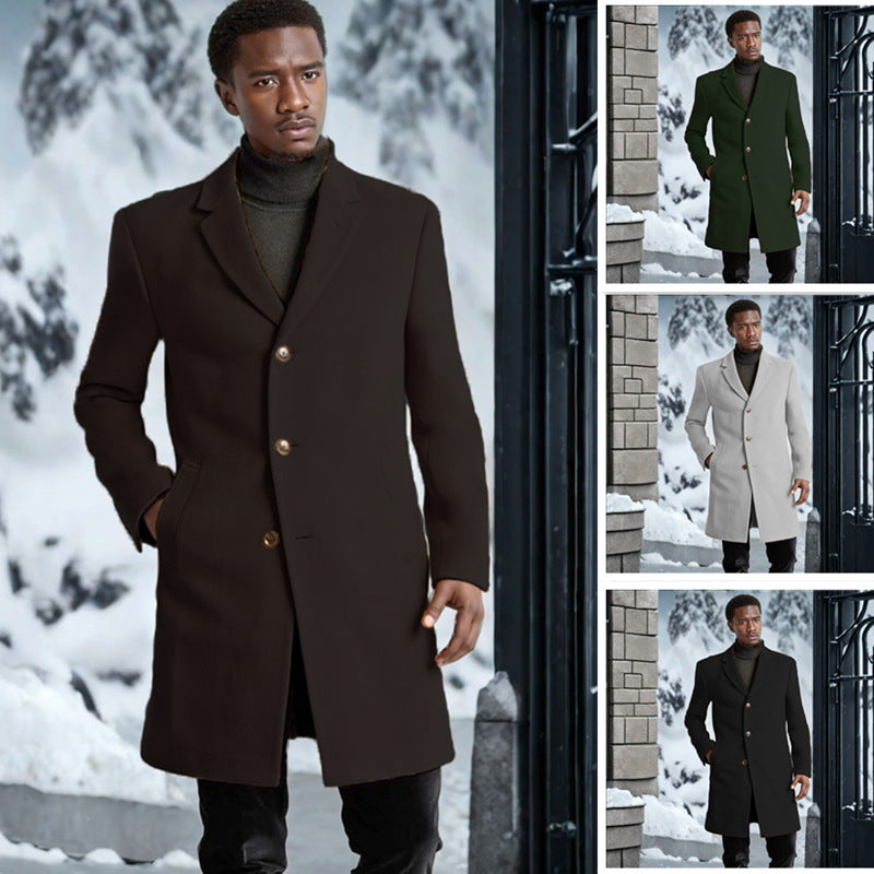 Herren eleganter Langmantel Echoarchiv