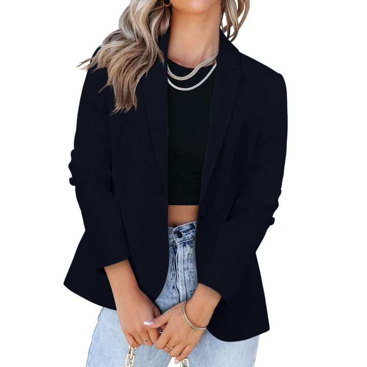 Damen Eleganter Blazer mit Echoarchivrnem Schnitt und praktischen Taschen Echoarchiv