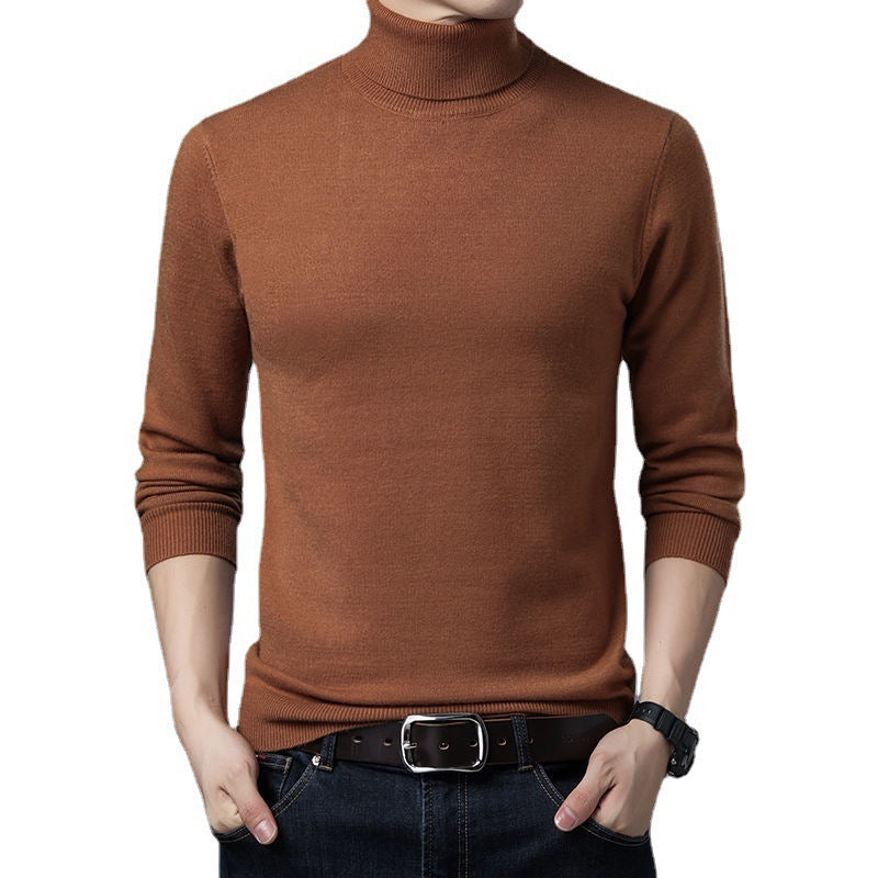 Herren Rollkragenpullover aus weichem Strick Echoarchiv