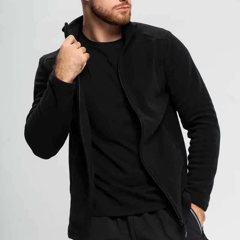 Herren weiche und warme Fleecejacke Echoarchiv