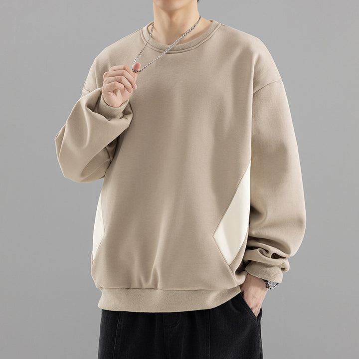 Herren Oversized Sweatshirt mit kontrastierenden Seitentaschen und weichem Fleecefutter Echo Archiv