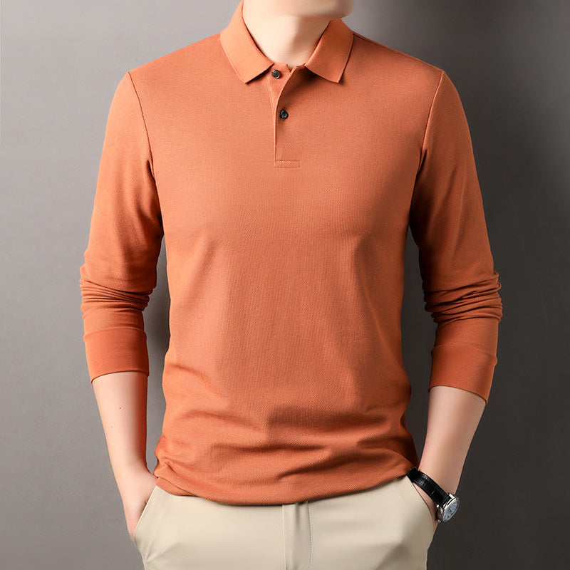Herren Poloshirt mit langem Arm aus atmungsaktivem Funktionsmaterial Echoarchiv