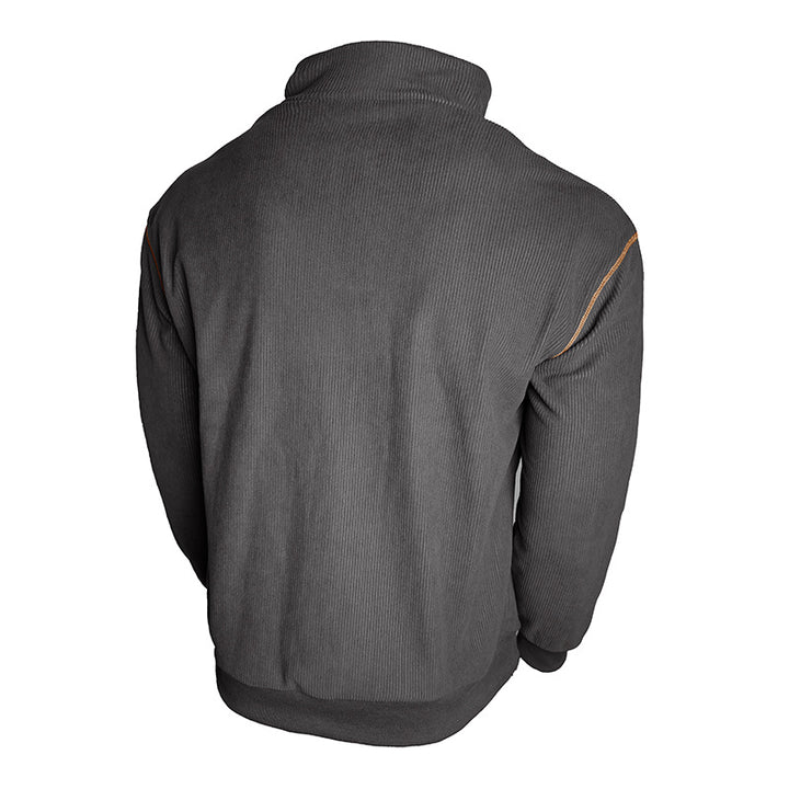 Herren Stepppullover mit modernem Kragen Echoarchiv