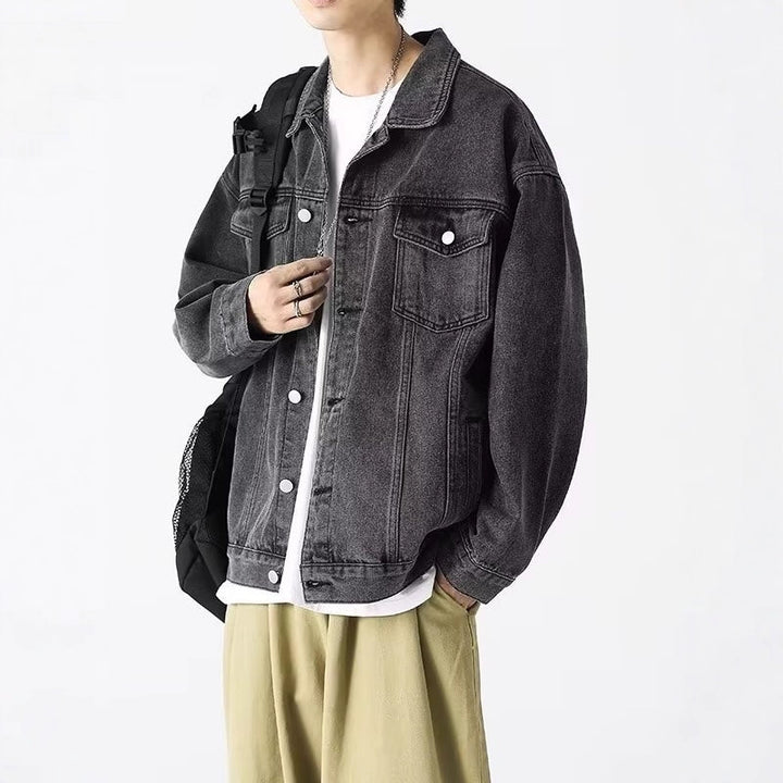 Herren Lässige Jeansjacke Echoarchiv